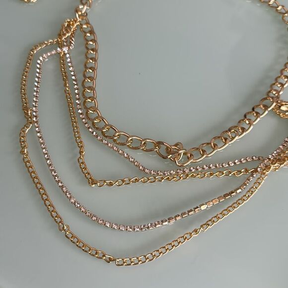 Gold Chain Belt A1385 - Picture 3 of 4